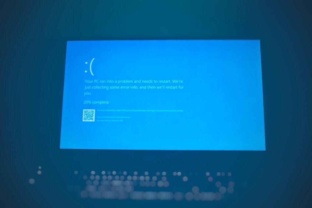 Imagen que muestra el error de actualización de windows 11