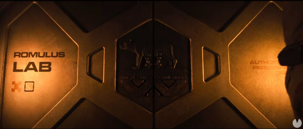 Entrada al "Romulus Lab" de Alien: Romulus